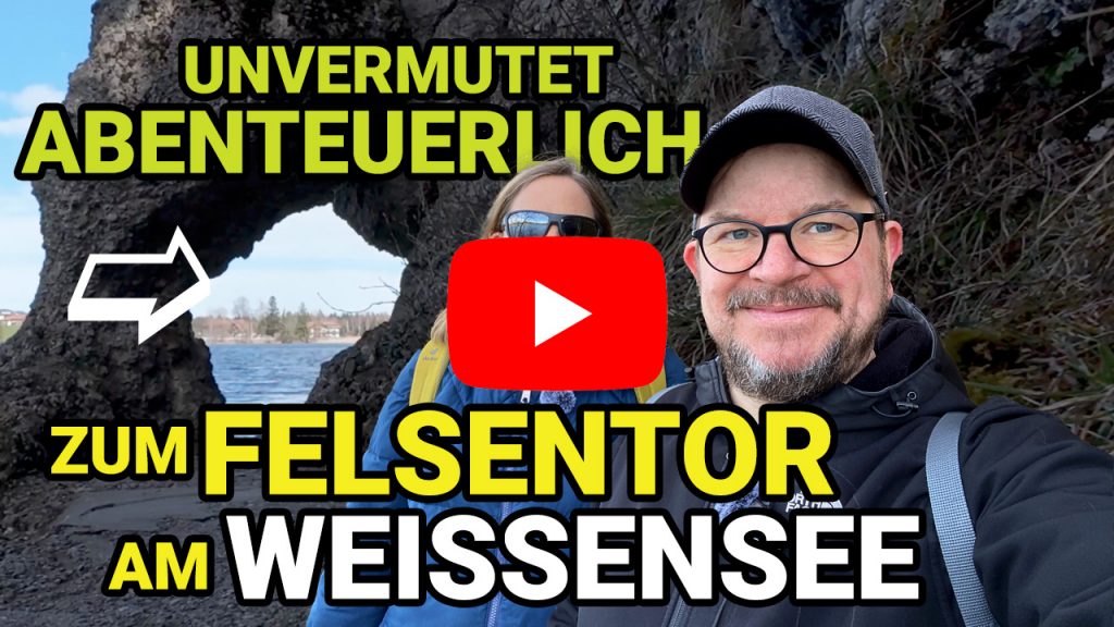Unvermutet abenteuerlich - zum Felsentor am Weißensee - Link zu YouTube